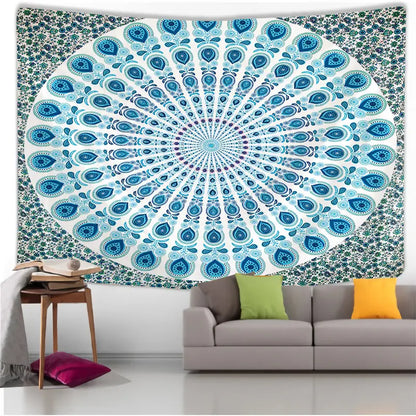 Mandala Style Bohemian Tapestry
