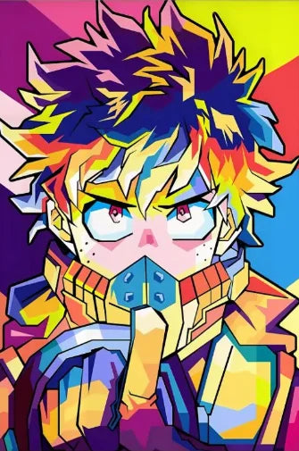 My Hero Academia Anime Retro Posters Room Decor