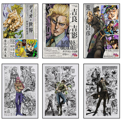 JoJos Bizarre Adventure Posters - Anime Wall Art