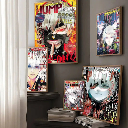 Tokyo Ghoul Vintage Anime Wall Poster