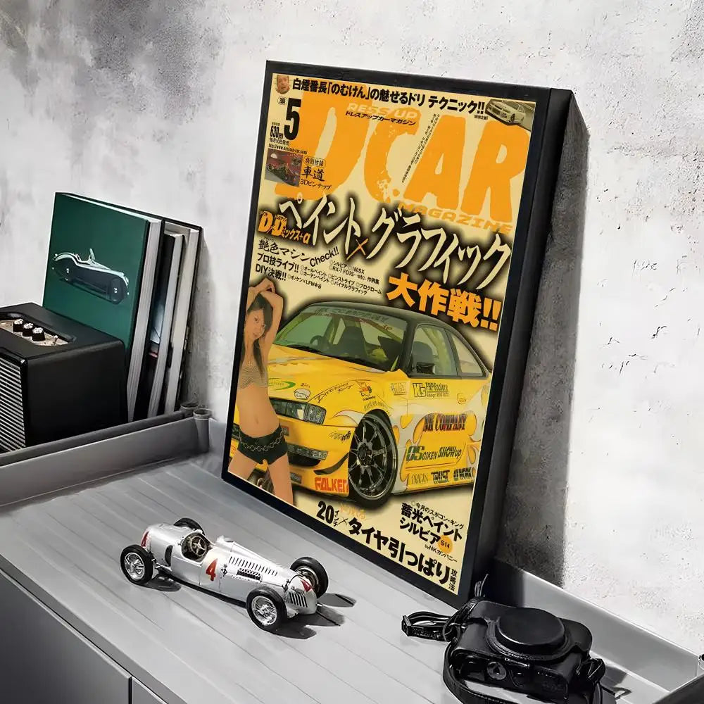 Retro Japanese Car Posters