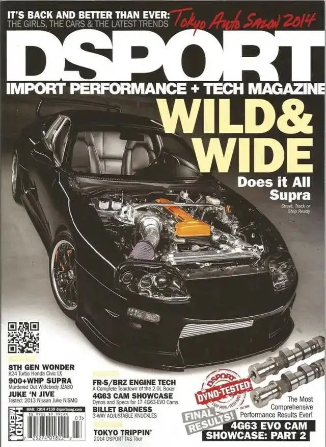 Japanese Cars JDM Racing Magazine Cover Poster V3