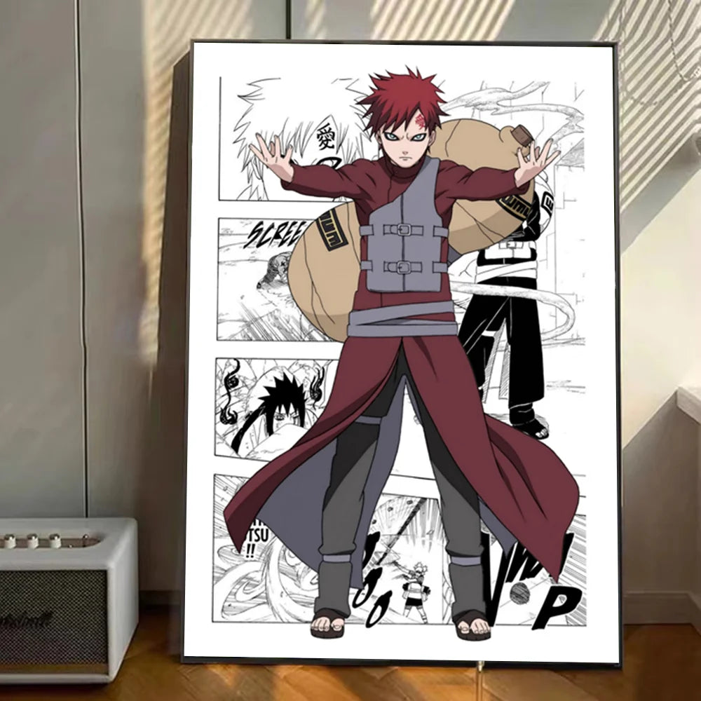 Japanese Naruto Anime Poster Stickers Art Wall