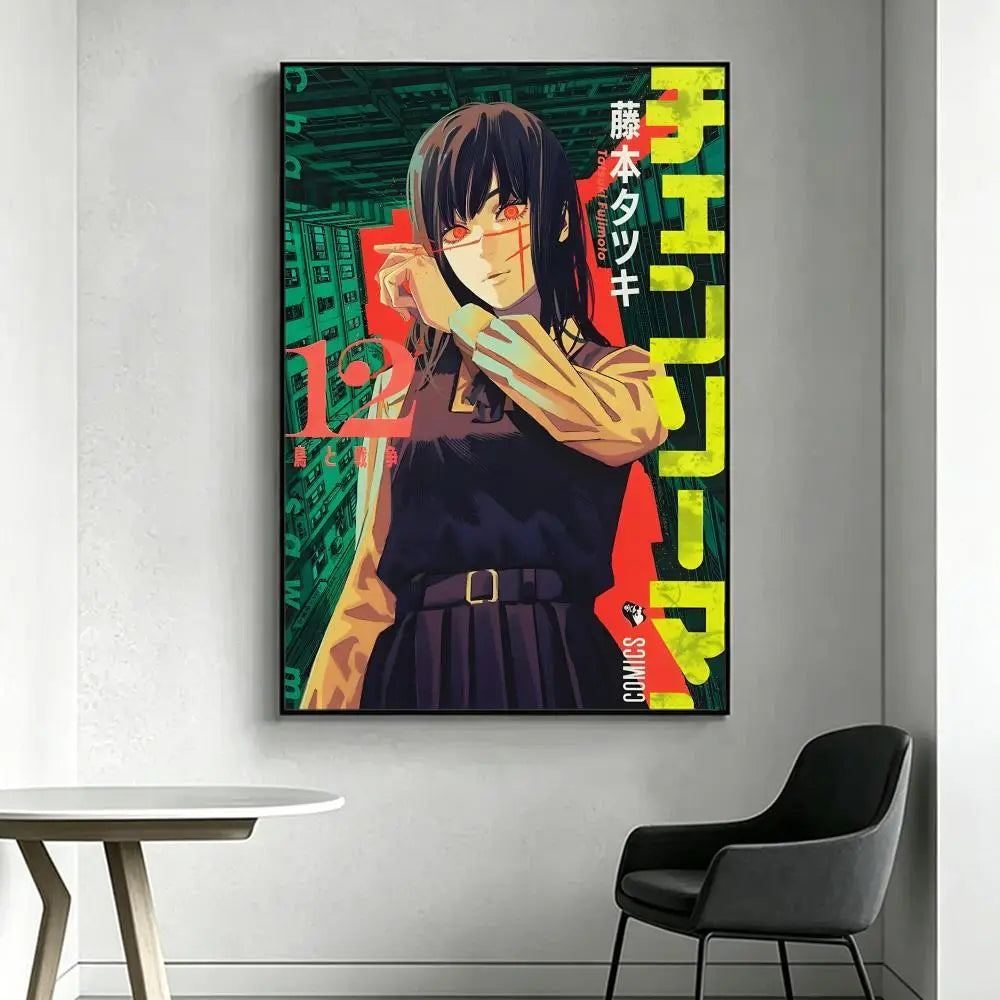Chainsaw Man HD Art Posters