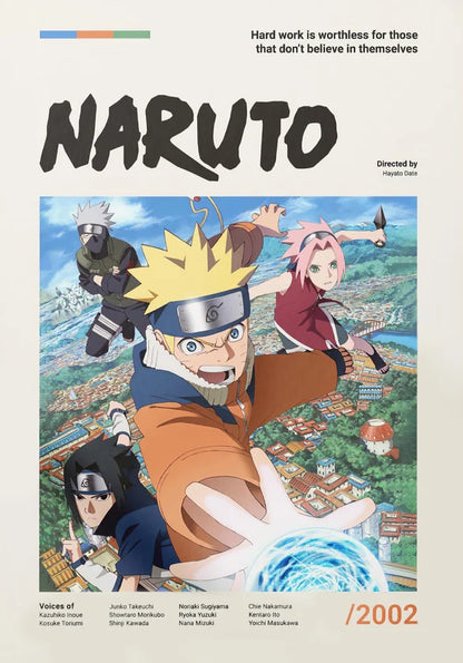 Minimalist Anime Card Poster