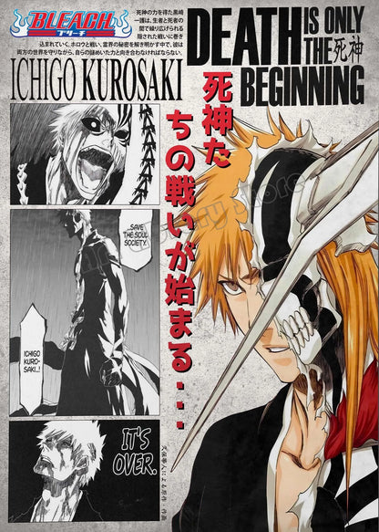 Retro Classic Japanese Manga Series Posters