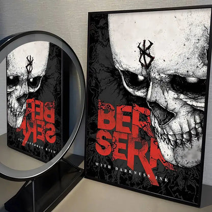 Anime Berserk Poster Japanese Manga Wall Art v3