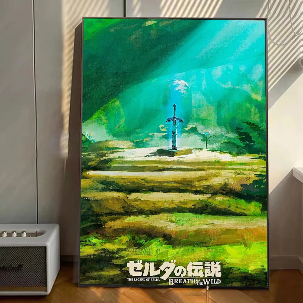 Legend Of Zelda Poster Art Wall Murals Decor