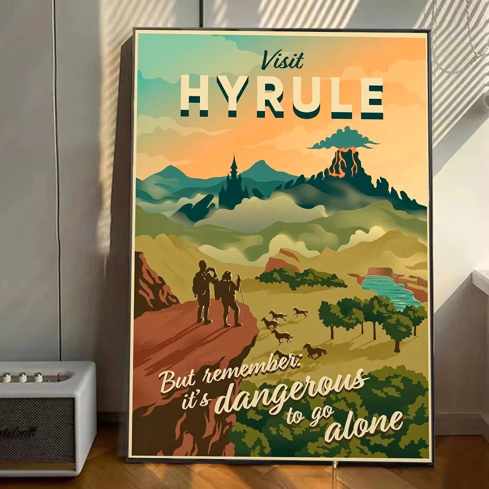 Legend Of Zelda Poster Art Wall Murals Decor