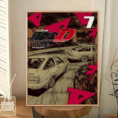 Initial D Drift Posters