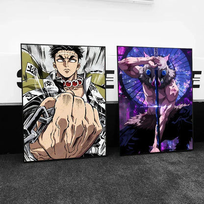 Minimalist Kimetsu No Yaiba (Demon Slayer) Poster