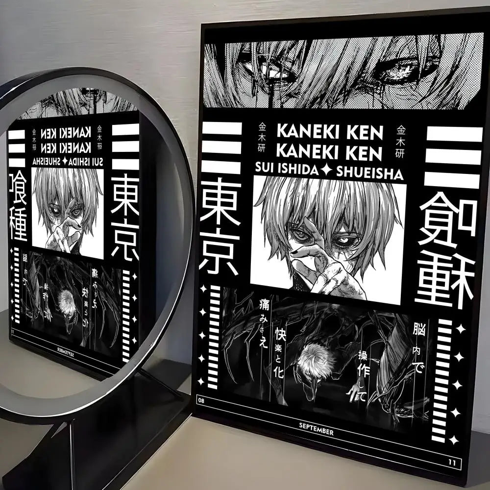 Tokyo Ghoul Canvas Posters