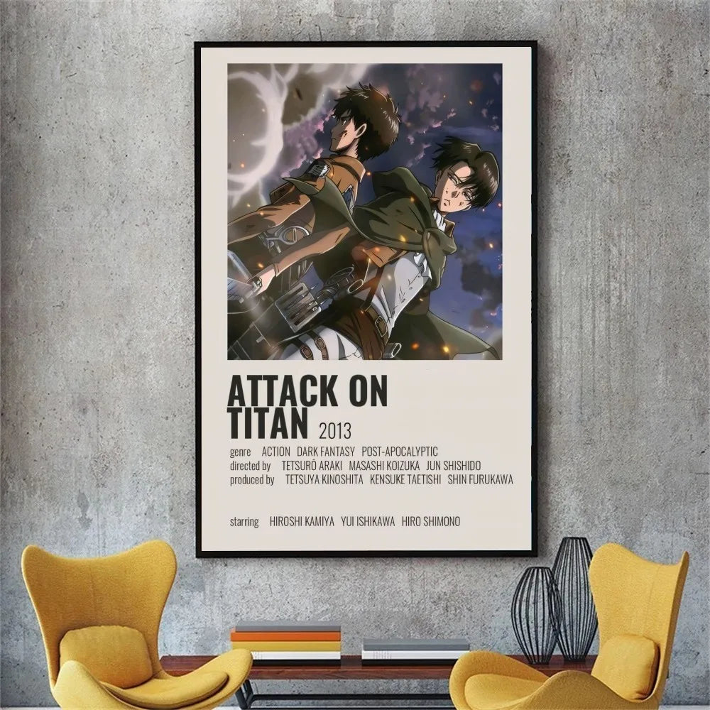 Attack on Titan Anime Poster - AOT Wall Art