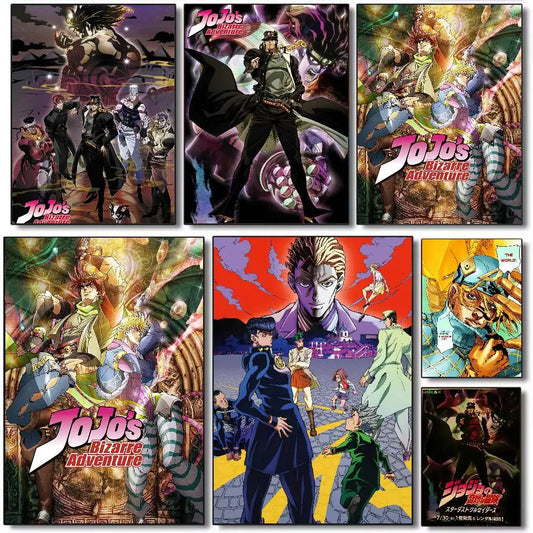 JoJo's Bizarre Adventure Retro Poster – anime wall art by Threadline