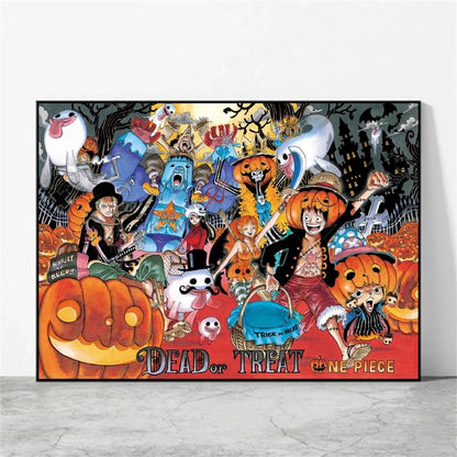 One Piece Luffy Poster Home Decor