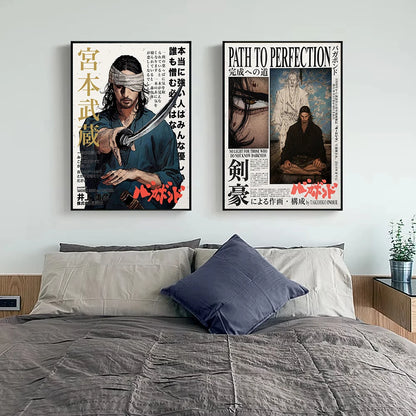 Retro Classic Japanese Manga Series Posters