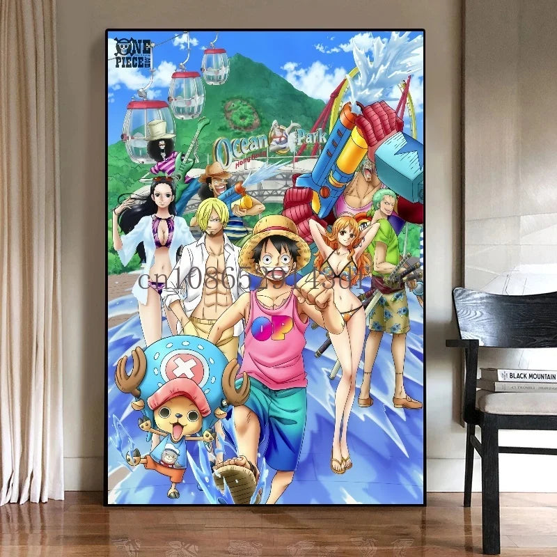 One Piece Luffy Canvas Posters