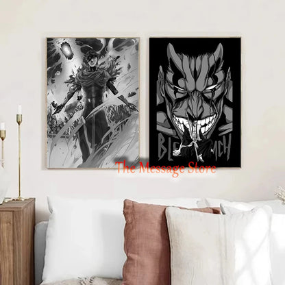 Bleach Black and White Posters