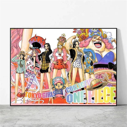 One Piece Luffy Poster Home Decor