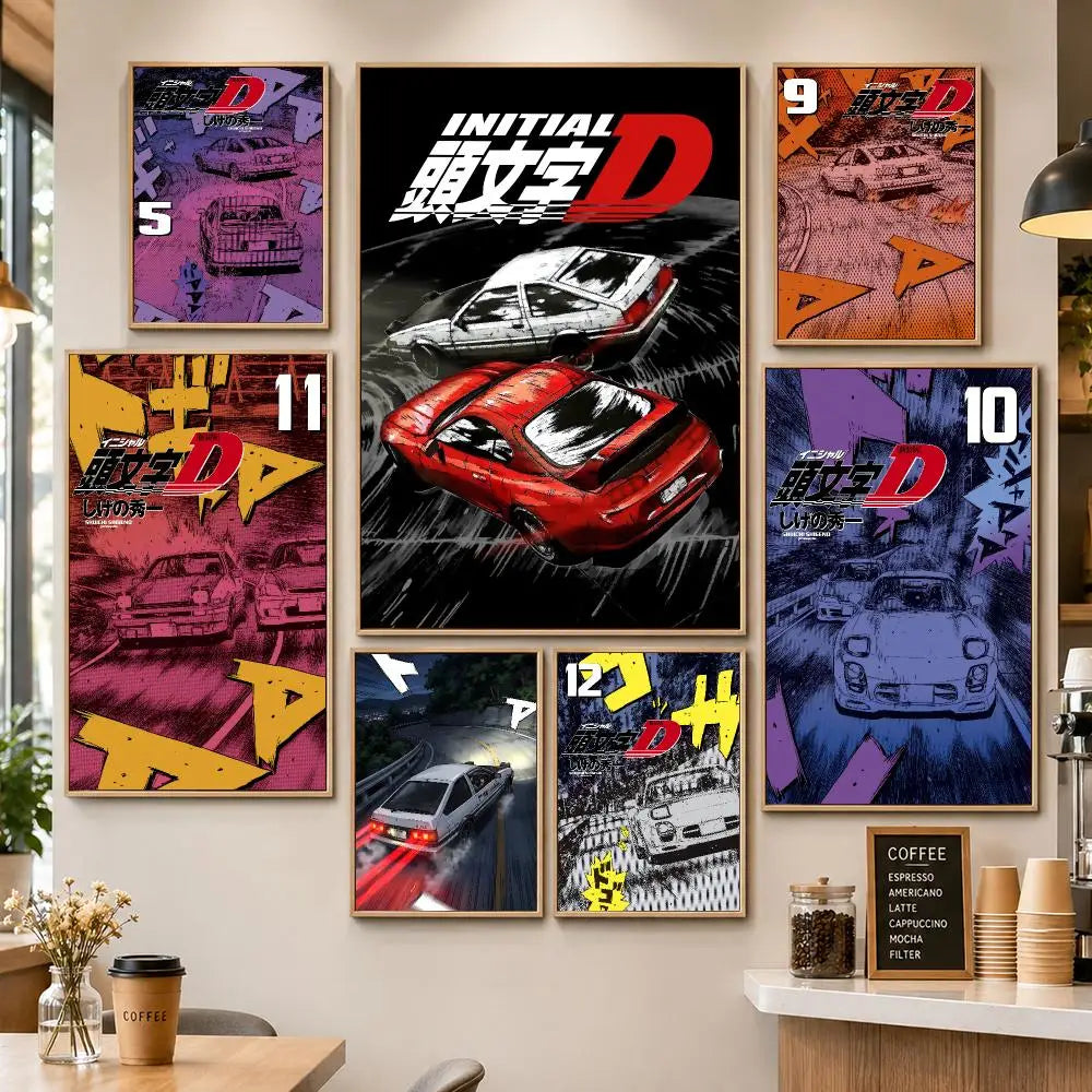 Initial D Drift Posters