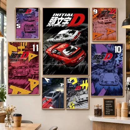 Initial D Drift Posters