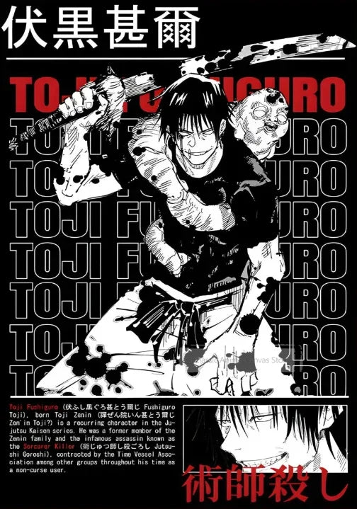 Retro Jujutsu Kaisen Posters