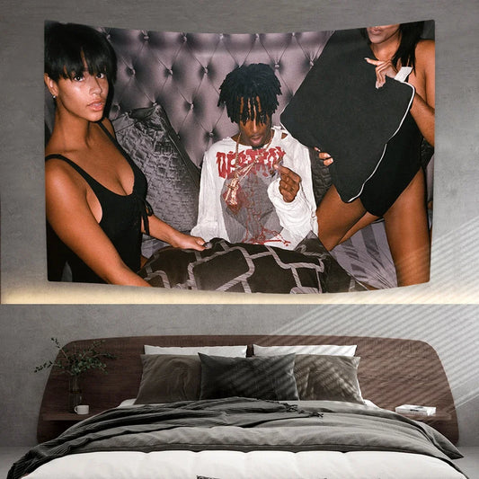 Playboi Carti Rapper Home Decor Tapestry