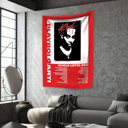 Playboi Carti Rapper Home Decor Tapestry