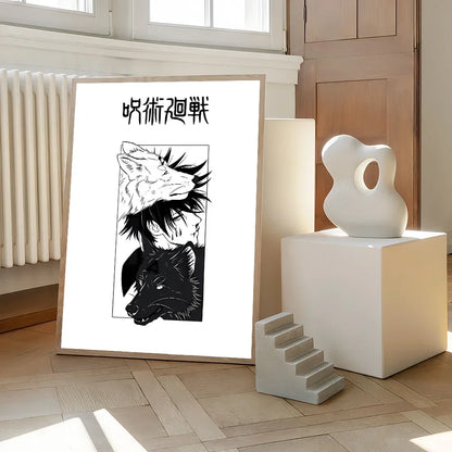 Minimalist Jujutsu Kaisen Posters V2