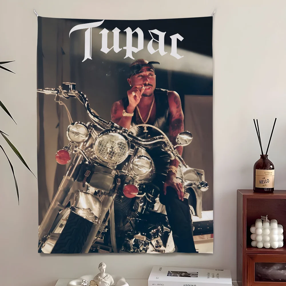Tupac Wall Tapestry 2Pac Rap Icon