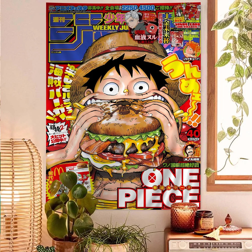 One Piece Anime Tapestry