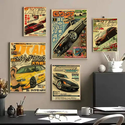 Retro Japanese Car Posters