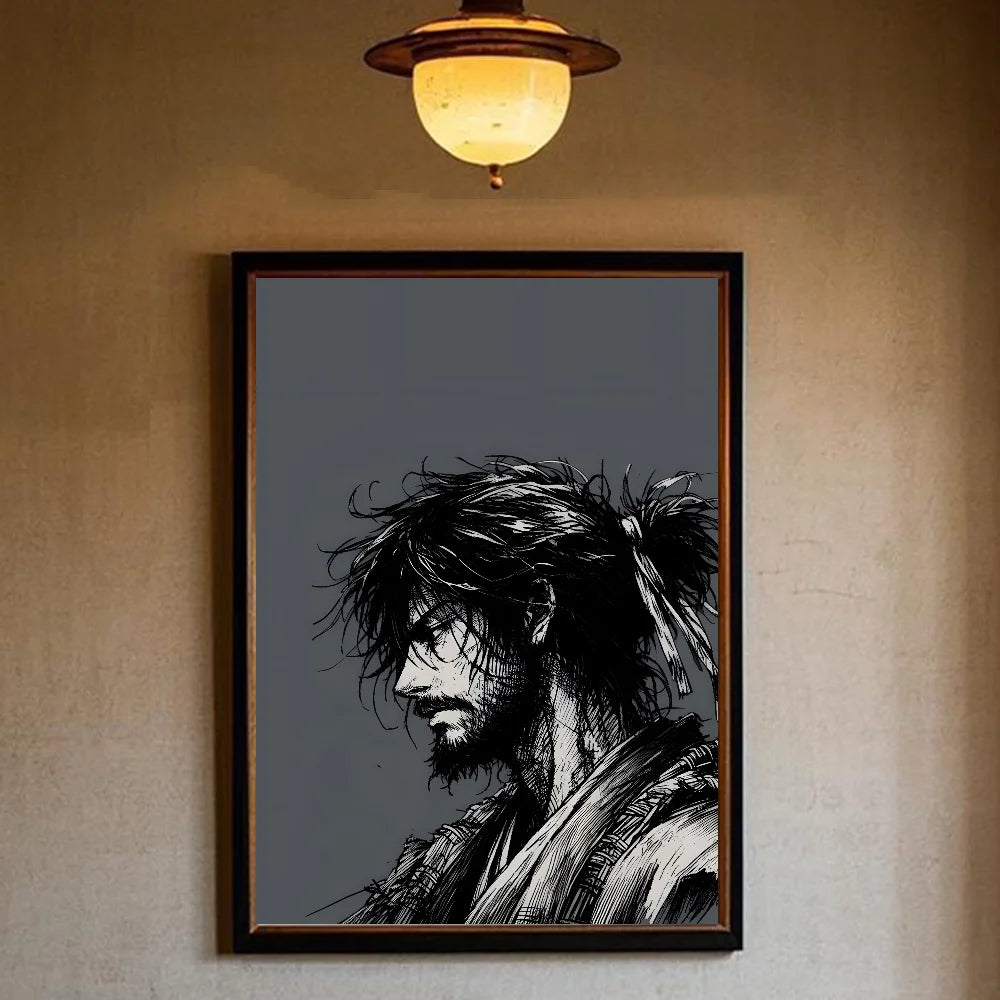 Vagabond Manga Canvas Wall Art Home Décor