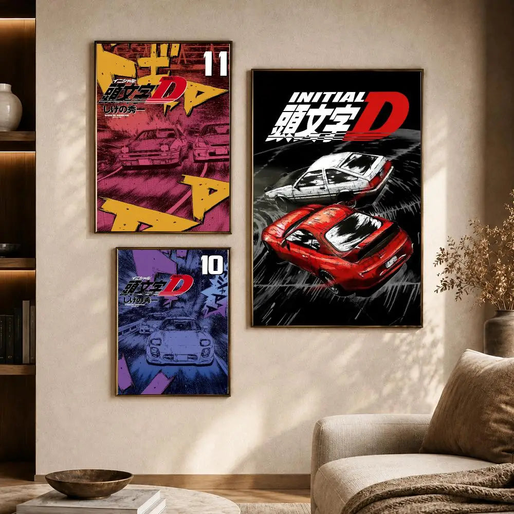 Initial D Drift Posters