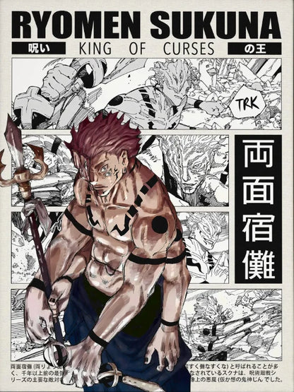 Retro Jujutsu Kaisen Poster