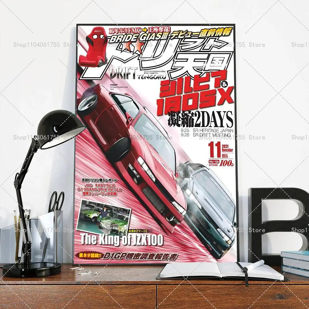 Vintage Japanese Racing Car Posters