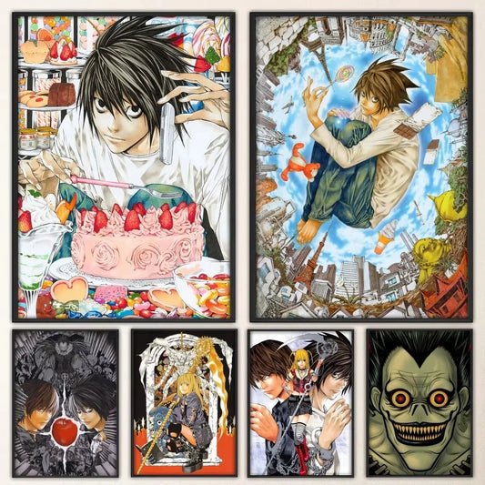 Vintage Death Note Poster Home Decor