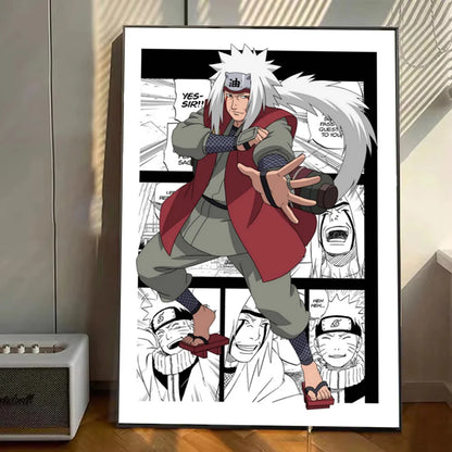 Japanese Naruto Anime Poster Stickers Art Wall
