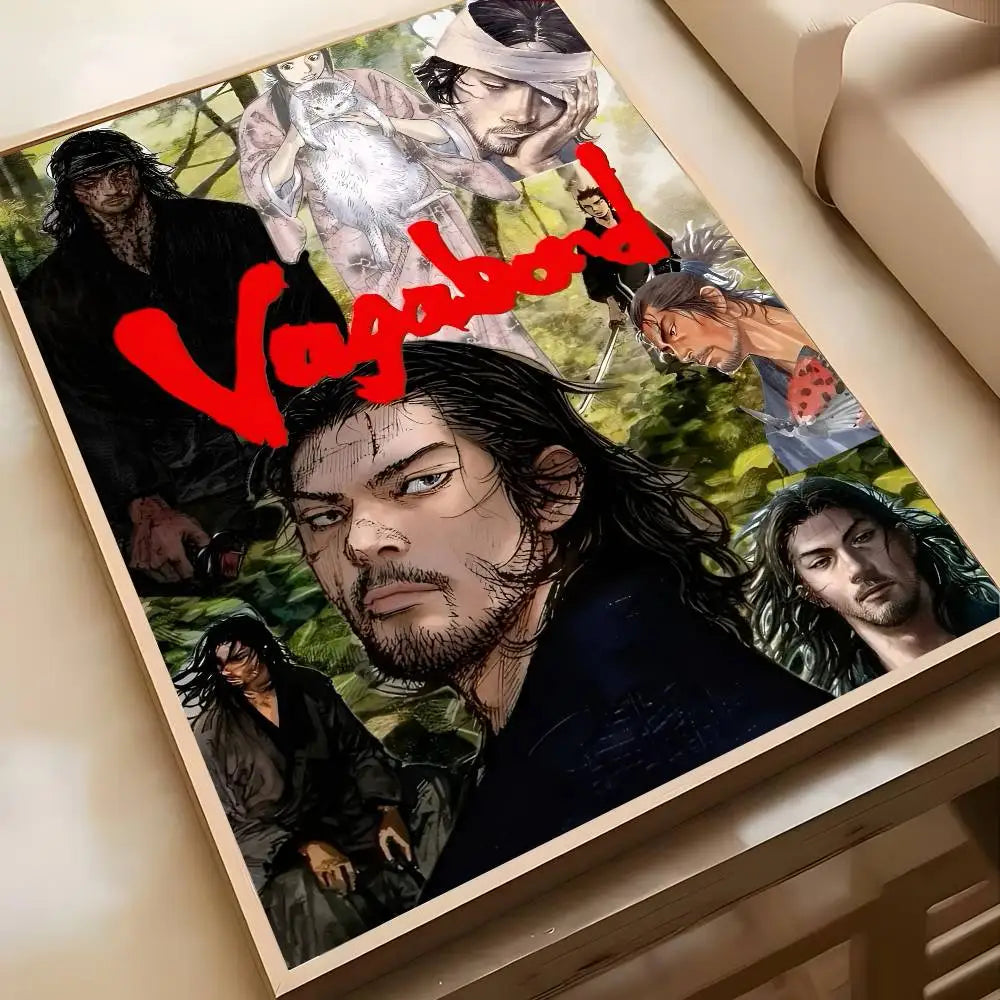Vagabond Anime Poster Sticker