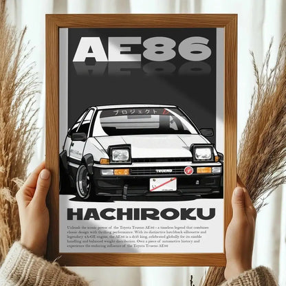 Initial D AE86 Posters