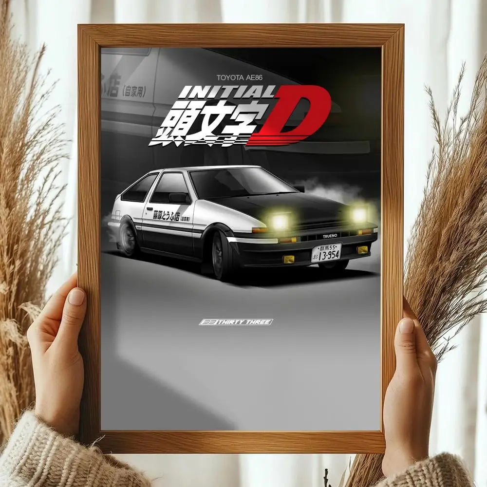 Initial D AE86 Posters