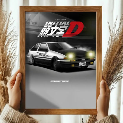 Initial D AE86 Posters