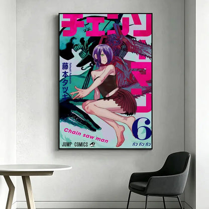 Chainsaw Man HD Art Posters