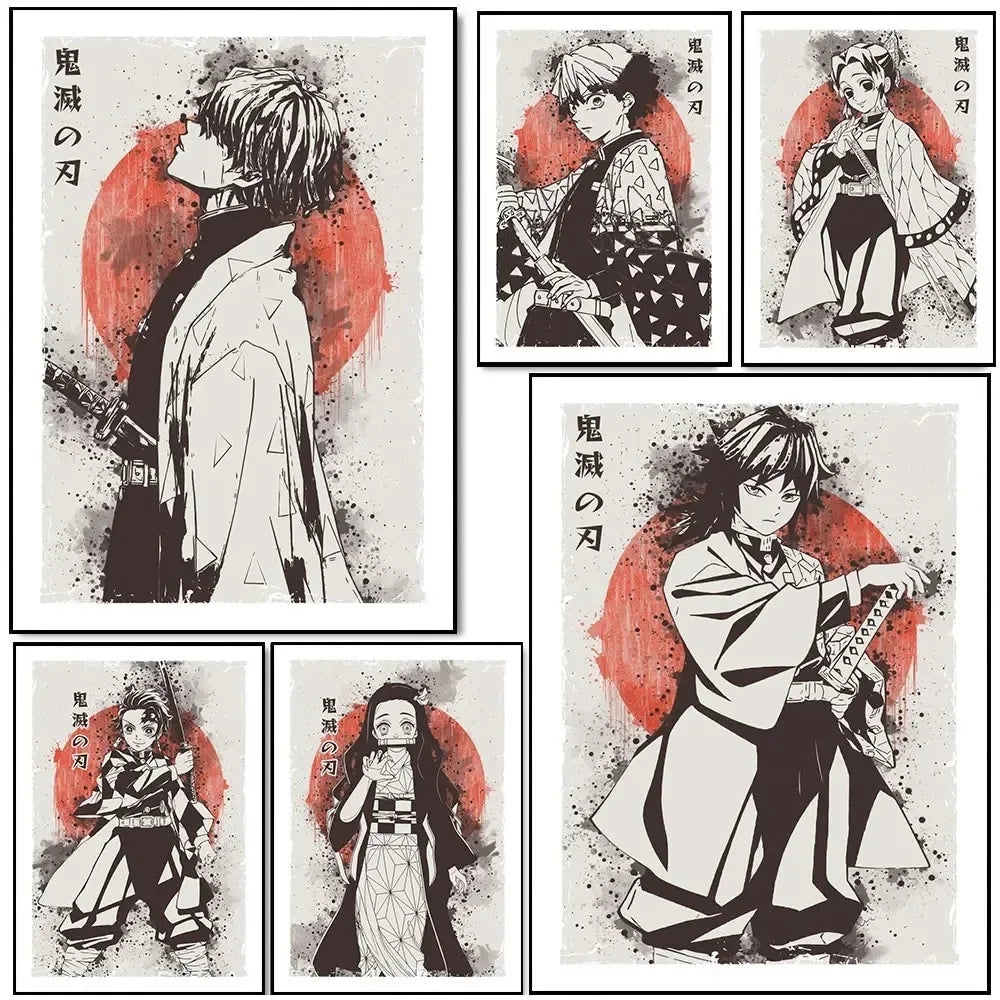Demon Slayer Character Posters