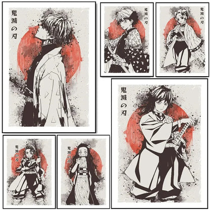Demon Slayer Character Posters