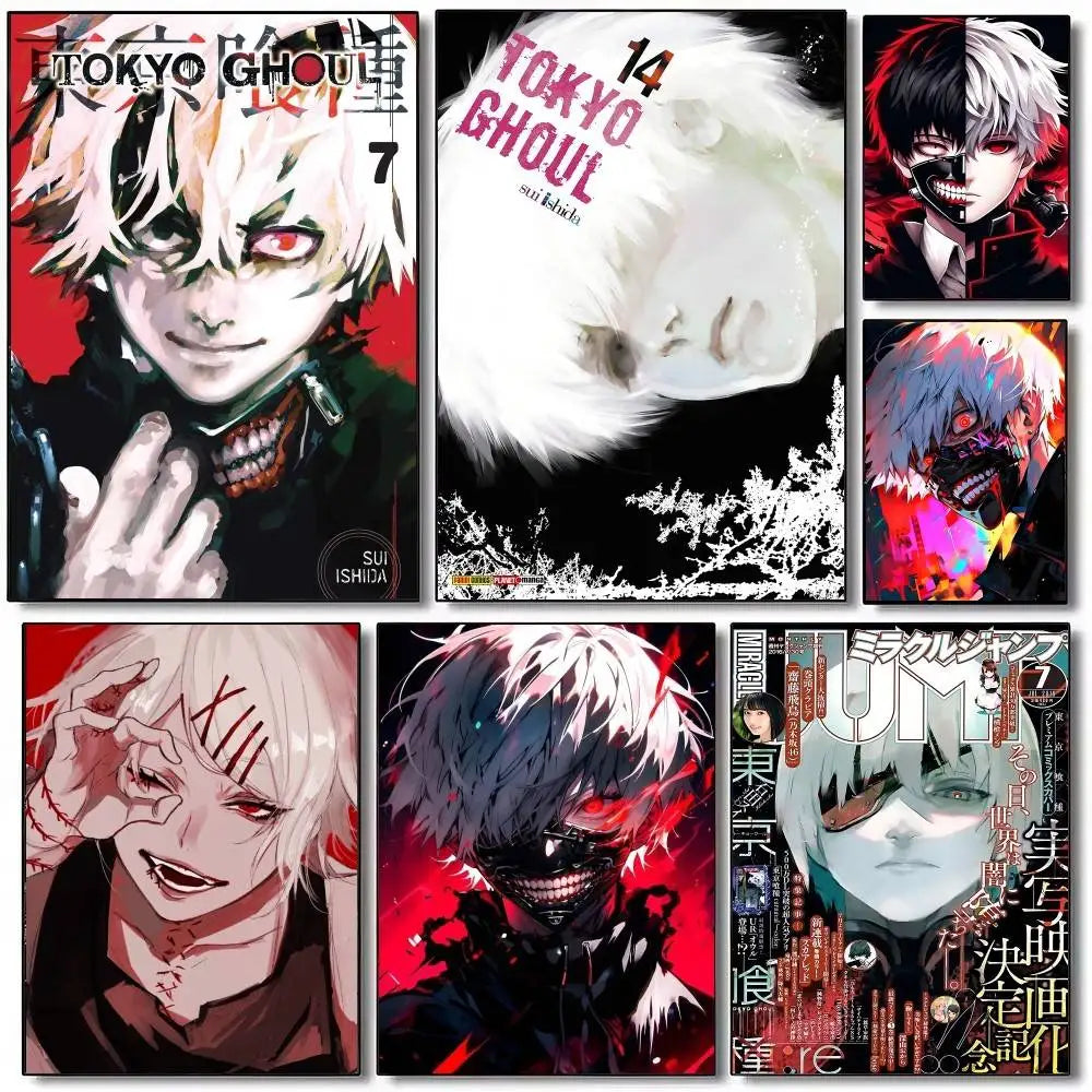 Tokyo Ghoul Posters V2 - Kaneki Anime Art