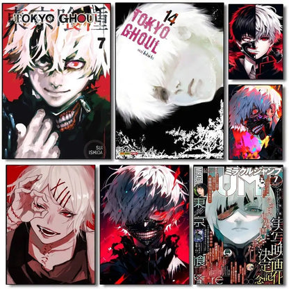 Tokyo Ghoul Posters V2 - Kaneki Anime Art