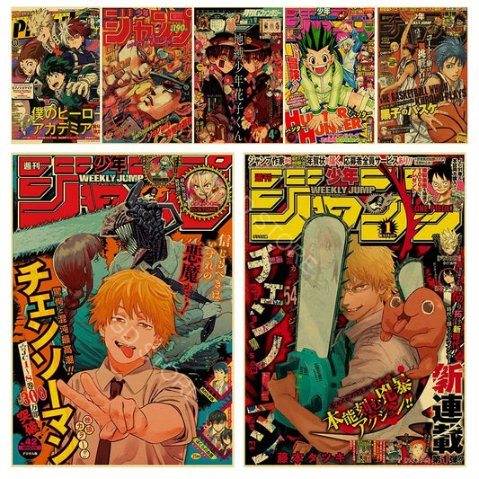 Japanese Anime Poster Manga Wall Art