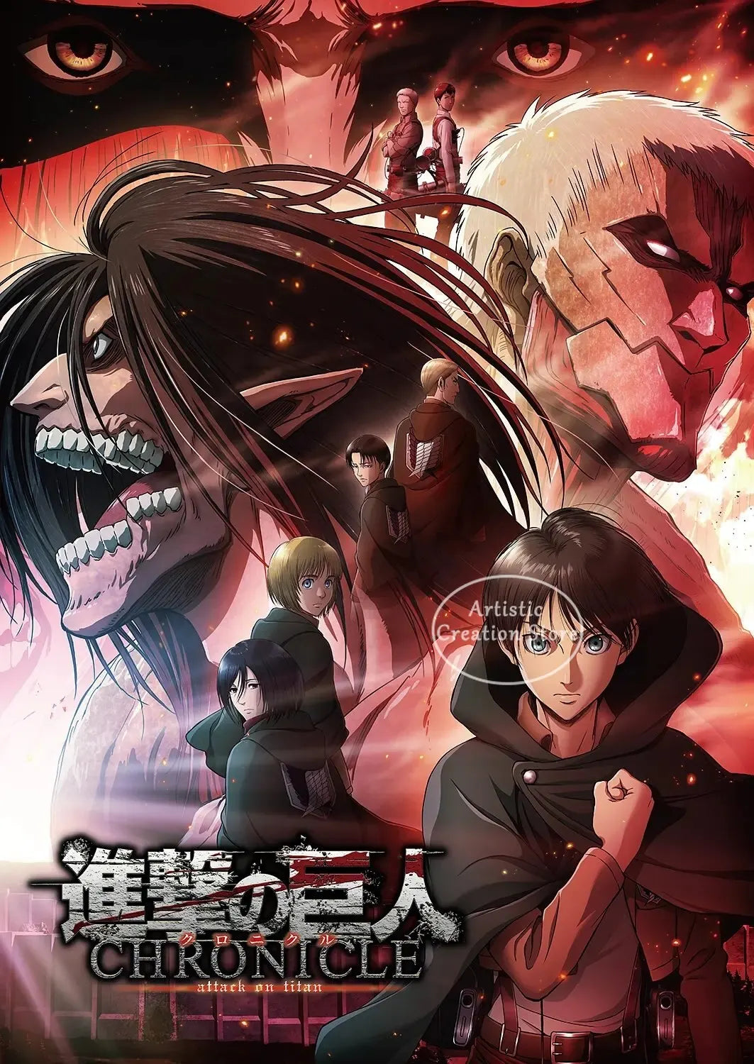 Attack on Titan Canvas Posters