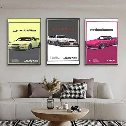 Street Racing JDM Art Posters